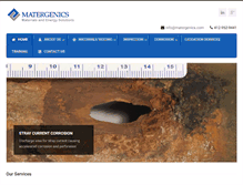 Tablet Screenshot of matergenics.com